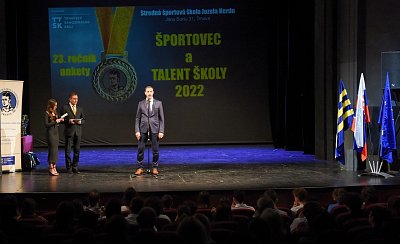 Športovec roka za rok 2022 Strednej športovej školy Jozefa Herdu v Trnave 2