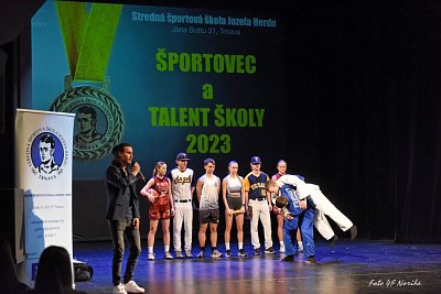 Športovec a talent roka za rok 2023 Strednej športovej školy J. Herdu 9