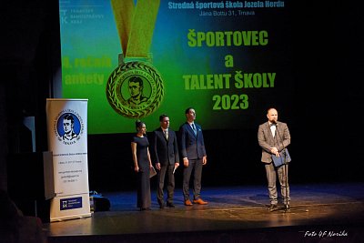 Športovec a talent roka za rok 2023 Strednej športovej školy J. Herdu 12
