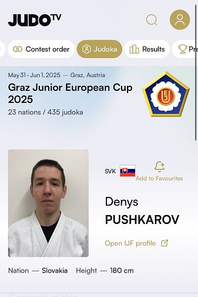 Európsky pohár juniorov Graz/AUT 2025 8