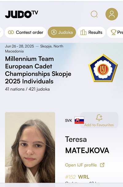 Majstrovstvá Európy dorastencov/Skopje 2025 9