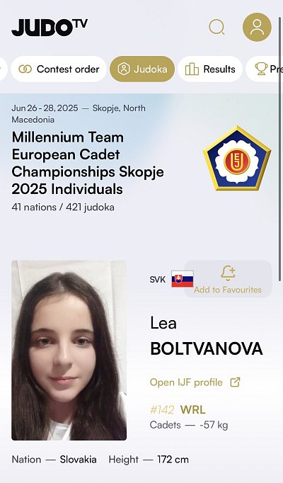 Majstrovstvá Európy dorastencov/Skopje 2025 10