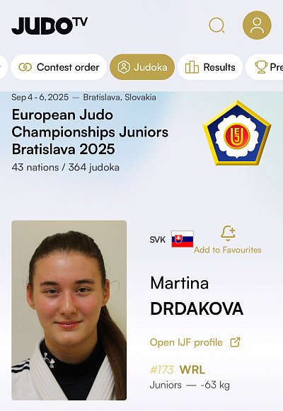 Majstrovstvá Európy juniorov jednotlivci Bratislava/2025 21