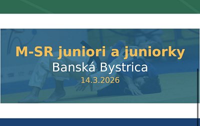 Majstrovstvá Slovenska juniorov a junioriek B. Bystrica/2026 1