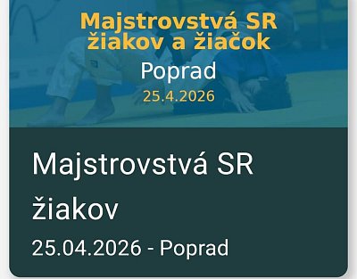 Majstrovstvá Slovenska žiakov a žiačok Poprad/2026 1